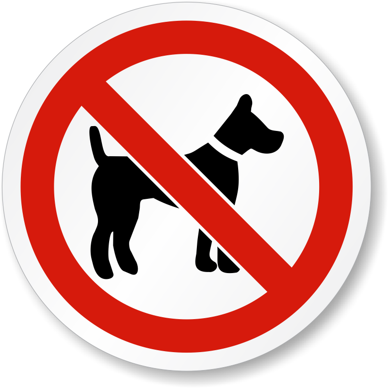 free clipart no dogs allowed - photo #4