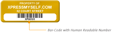Add Serial Numbers in form of Barcode to Your Asset Tags