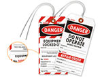 2 Part Safety Lockout Tags