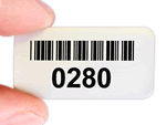 Stock barcode labels