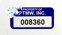 Sequentially Numbered Security Label