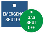 Engraved Shut Off Tags