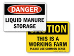 Farm Safety Sign