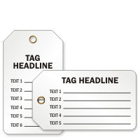 Form Style Plastic Tags