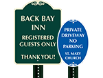 Custom Octagon Parking Signs