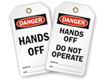 Hands Off Lockout Tags