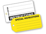 Instructions Tags