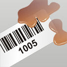 Laminated roll of consecutive barcodes