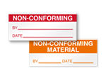 Non Conforming Inspection Labels