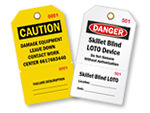 Perforated Tags, Inspection Tags