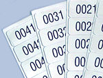 Pre-Numbered Anodized Aluminum Labels