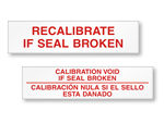 Rectangular Tamper Evident Seals & Labels  