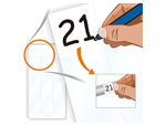 Self Laminating Wire Write On Labels
