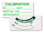 Traditional Calibration Labels