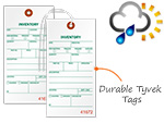 Weather Proof Inventory Tags