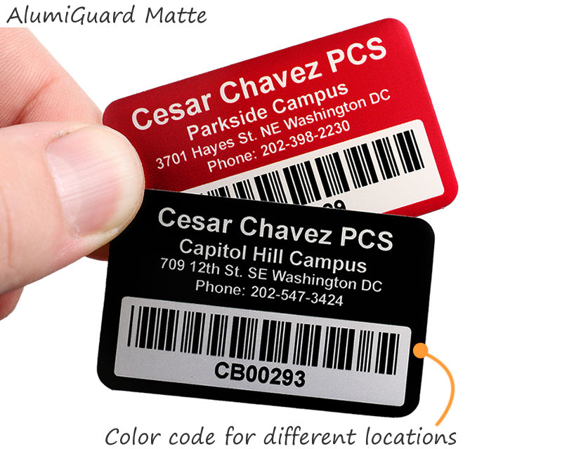 Custom Asset Tags with Barcode, Barcode Asset Labels