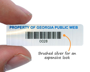 Low cost barcode labels