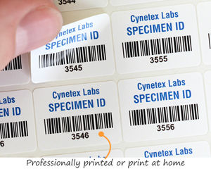 1D Barcode Labels