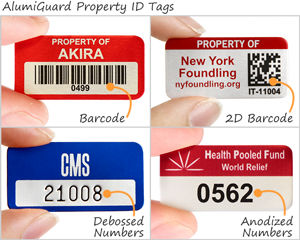 AlumiGuard Property ID Tags