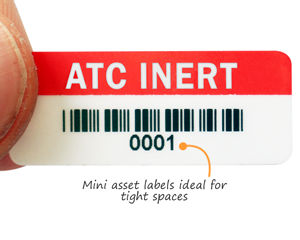 Small asset labels