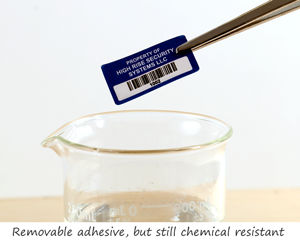 Chemical Resistant Removable Labels