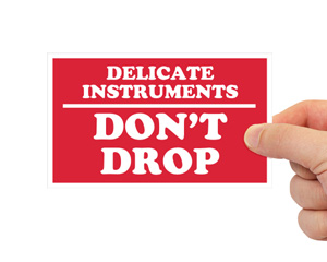 Delicate Instruments Shipping Labels