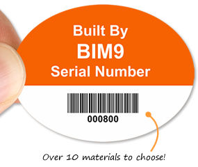 Economy barcode labels