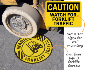 Forklift Safety Signs