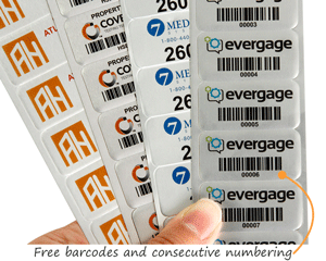 Sunguard Metal Asset Tags and Asset Labels at Myassettag