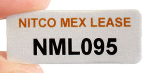 Numbered Metal Asset Tags