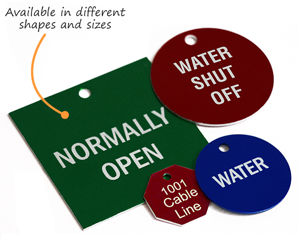 Metal Tags Available in different shapes and sizes