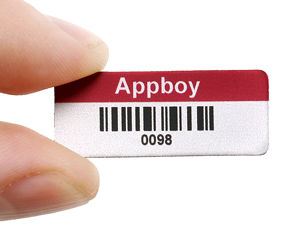 Mini metal barcode labels