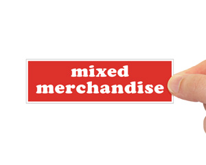 Mixed Merchandise Label