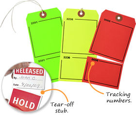 Multi Part Inspection Tags