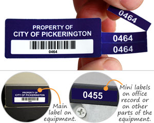 Multipart Barcode Labels