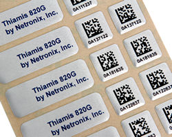 Multipart Asset Tags with Barcode | Fully Customized