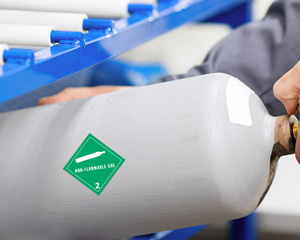 Non Flammable Gas Hazmat Label