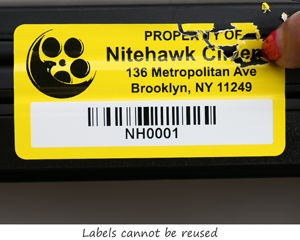 Security barcode label