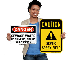 Sewage Sign