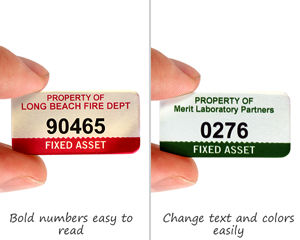 Fixed Asset Tags