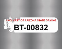 Numbered Tamper Evident Asset Labels