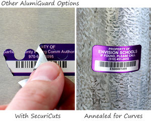 Types of aluminum asset tags