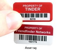 What are asset tags?