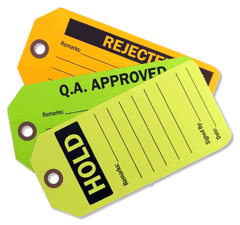 Fluorescent Inspection Tags & Labels