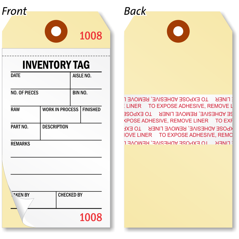 Inventory Labels Template