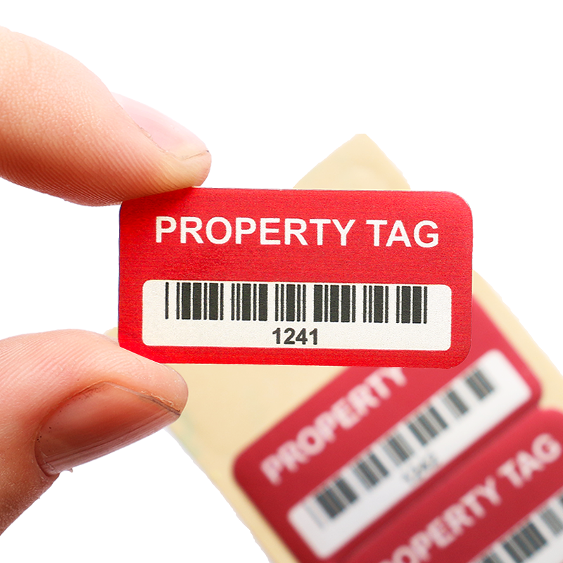 Aluminum Stock Asset Tags Inventory Asset Tags Property Id Tags 