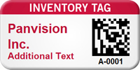 Custom 2D Inventory Tag Barcode Asset Tag