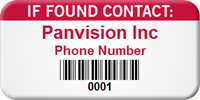 If Found Contact Custom Asset Tag