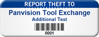 Custom Report Theft To Asset Tag with Barcode