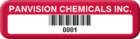 Custom Barcode Tags, 1/2 in. x 1 3/4 in.